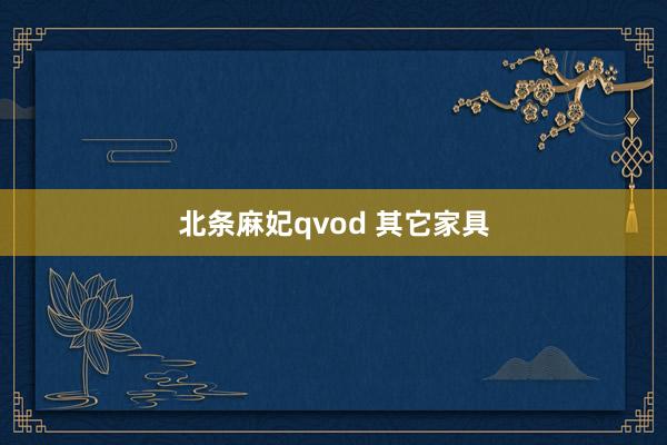 北条麻妃qvod 其它家具